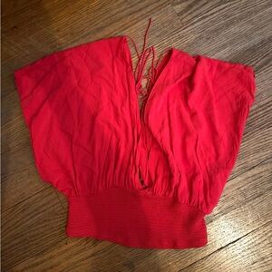 Free People Red Women's Top